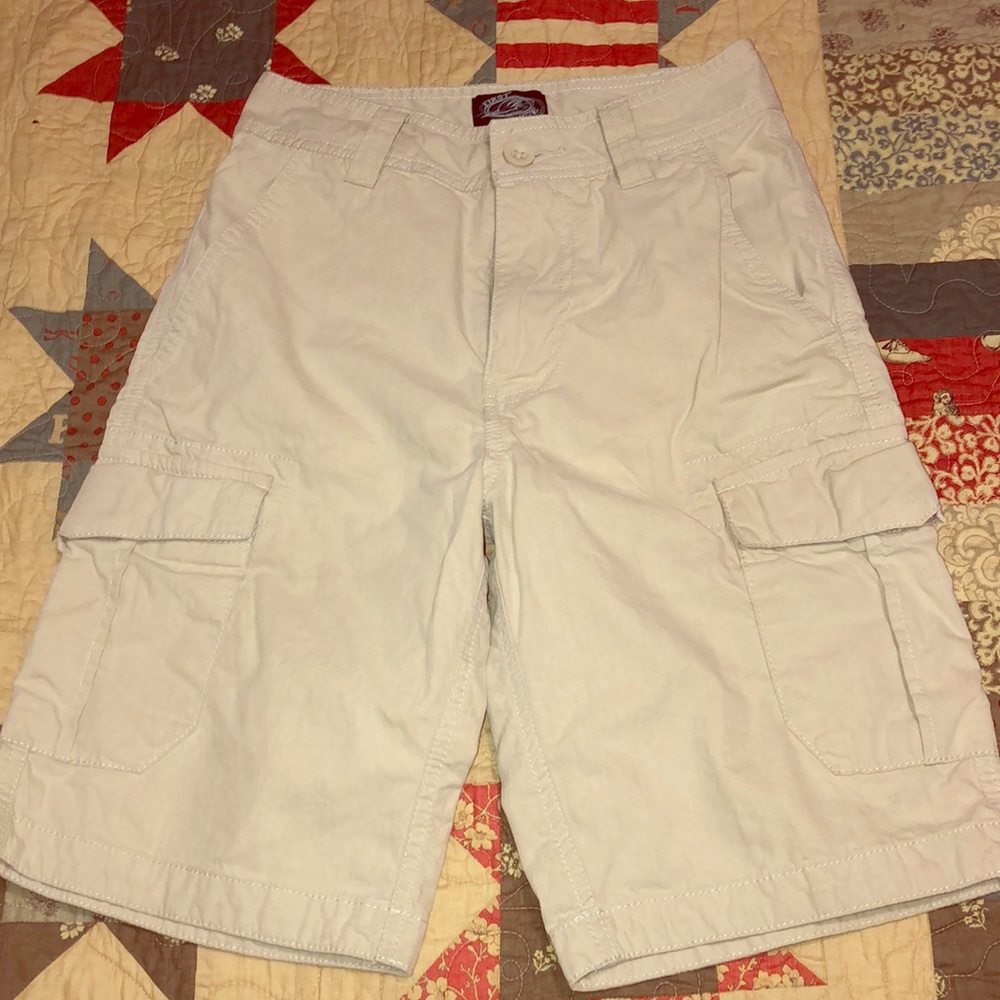 Boys’ Khaki Cargo Shorts Sz 10